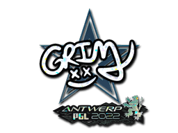 Samolepka (Grim třpytivá PGL Antwerp 2022)