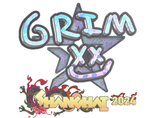 Samolepka (Grim holografická Perfect World Shanghai 2024)