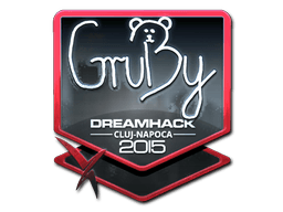 Klistermærke (GruBy folie Cluj-Napoca 2015)