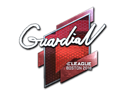 Klistermærke (GuardiaN folie Boston 2018)