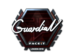 Klistermærke (GuardiaN folie London 2018)