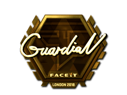 Samolepka (GuardiaN zlatá London 2018)