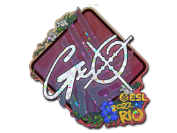 Klistermærke (gxx- glitter Rio 2022)