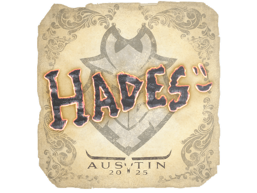Klistermærke (hades Austin 2025)