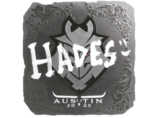 Klistermærke (hades folie Austin 2025)