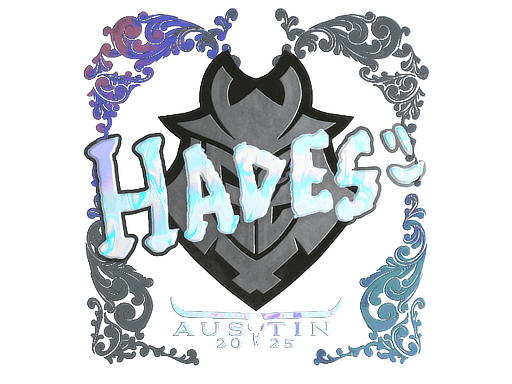 Klistermærke (hades holo Austin 2025)