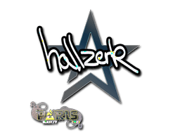 Klistermærke (hallzerk glitter Paris 2023)