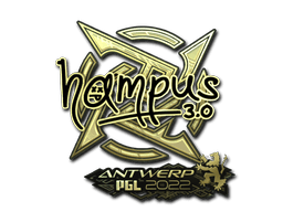 Samolepka (hampus zlatá PGL Antwerp 2022)