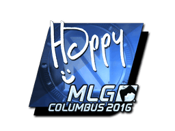 Klistermærke (Happy folie MLG Columbus 2016)