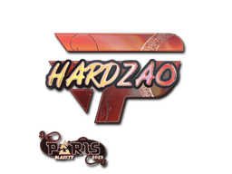 Klistermærke (hardzao holo Paris 2023)