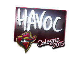 Klistermærke (Havoc folie Cologne 2015)