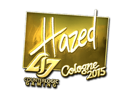 Klistermærke (hazed guld Cologne 2015)