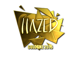 Klistermærke (hazed guld Cologne 2016)