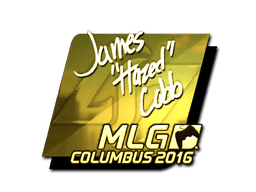 Klistermærke (hazed guld MLG Columbus 2016)