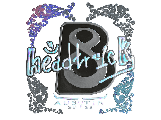 Klistermærke (headtr1ck holo Austin 2025)