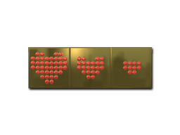 Samolepka (Health zlatá)