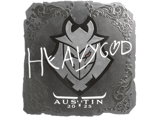 Klistermærke (Heavygod folie Austin 2025)
