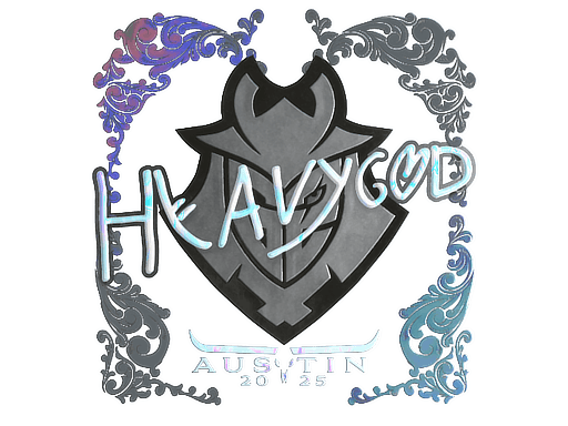 Klistermærke (Heavygod holo Austin 2025)