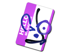 Klistermærke (Hello AUG)