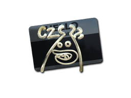 Samolepka (Hello CZ75-Auto zlatá)