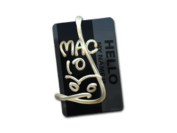 Adesivo (Ciao MAC-10 Oro)