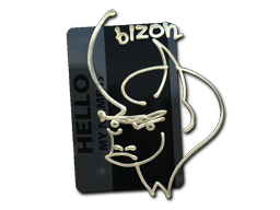 Samolepka (Hello PP-Bizon zlatá)