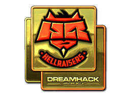 Samolepka (HellRaisers zlatá DreamHack 2014)