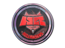Samolepka (HellRaisers holografická Kolín nad Rýnem 2014)
