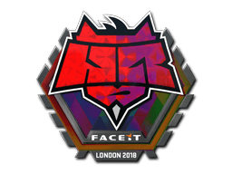 Samolepka (HellRaisers holografická London 2018)