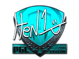 Klistermærke (HEN1 folie Krakow 2017)