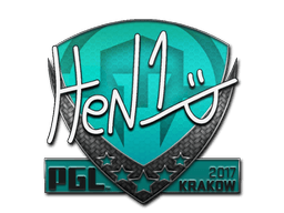 สติกเกอร์ (HEN1 Krakow 2017)