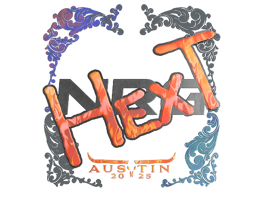 Aufkleber (HexT Holo Austin 2025)