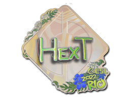 Aufkleber (HexT Holo Rio 2022)