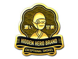 Klistermærke (Hidden Hero folie)