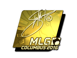 Samolepka (Hiko zlatá MLG Columbus 2016)