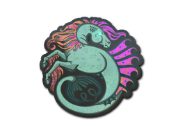 Klistermærke (Hippocamp holo)