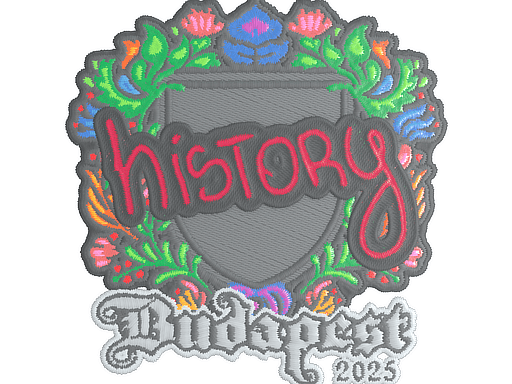 Adesivo (History Ricamato Budapest 2025)