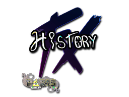 Klistermærke (History glitter Paris 2023)