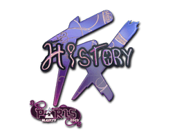 Klistermærke (History holo Paris 2023)
