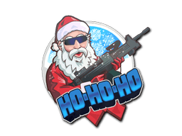 Klistermærke (Ho Ho Ho)