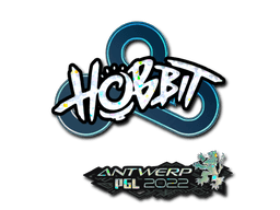 Klistermærke (Hobbit glitter Antwerp 2022)