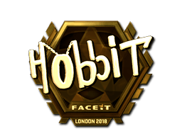 Samolepka (Hobbit zlatá London 2018)