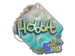 Samolepka (Hobbit holografická IEM Rio 2022)