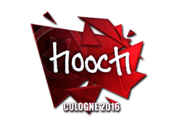 Klistermærke (hooch folie Cologne 2016)