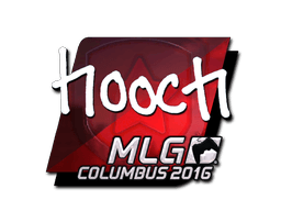Klistermærke (hooch folie MLG Columbus 2016)