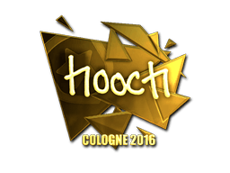Samolepka (hooch zlatá ESL Cologne 2016)