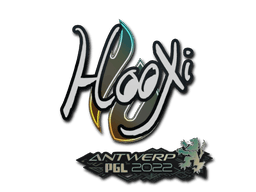 Klistermærke (HooXi Antwerp 2022)