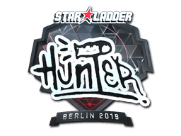 Klistermærke (huNter- folie Berlin 2019)