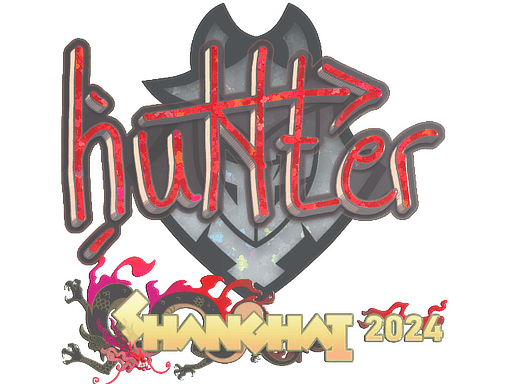 Klistermærke (huNter- glitter Shanghai 2024)