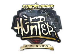 Klistermærke (huNter- guld Berlin 2019)